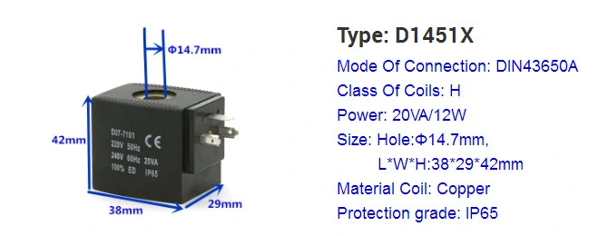 Customized Explosion Proof Pneumatic Hydraulic Solenoid Coil for Solenoid Valve